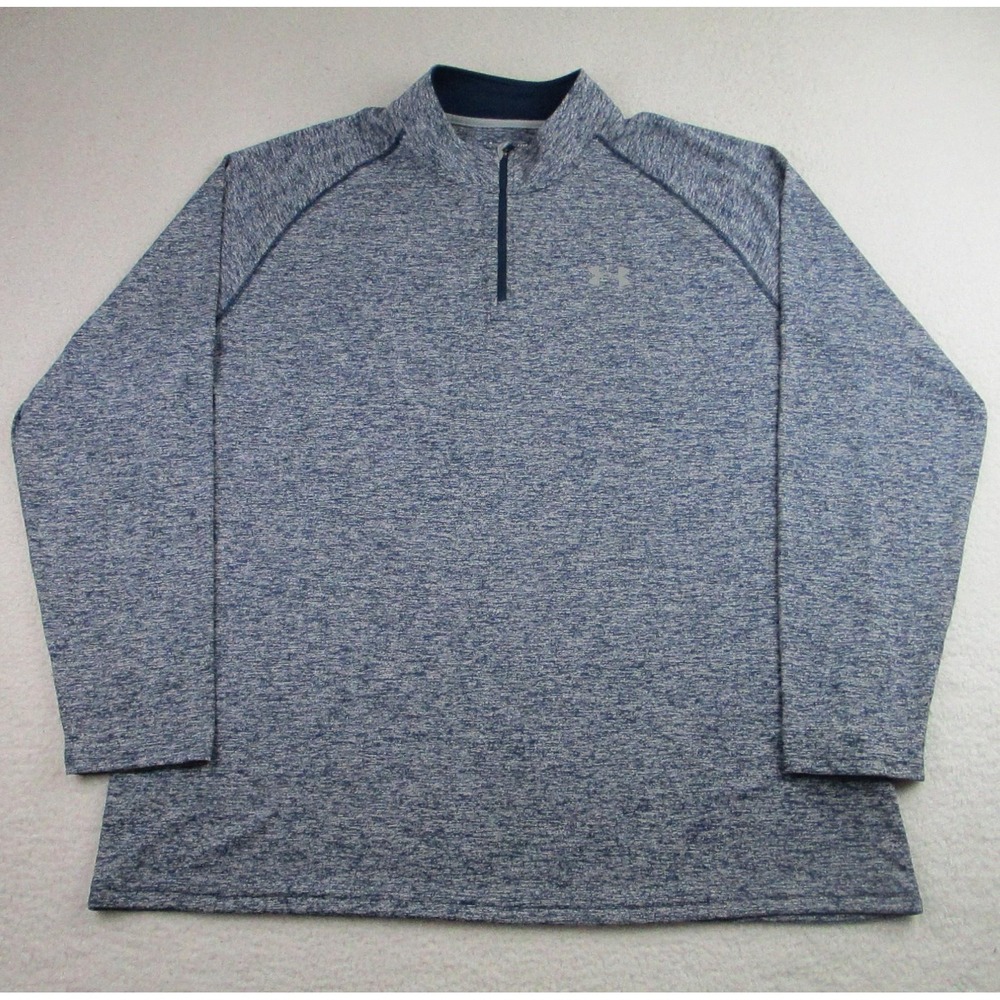 Under Armour Pullover Mens 2XL HeatGear Shirt‎ 1/4 Zip Athletic Loose Fit Active